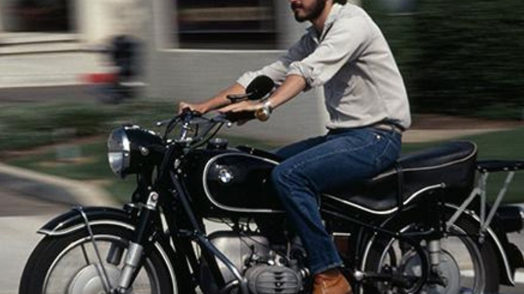 Steve Jobs… A visionary on a Motorcycle