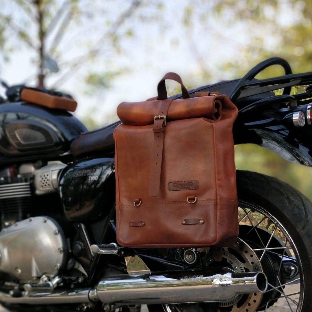 Vintage motorcycle panniers deals