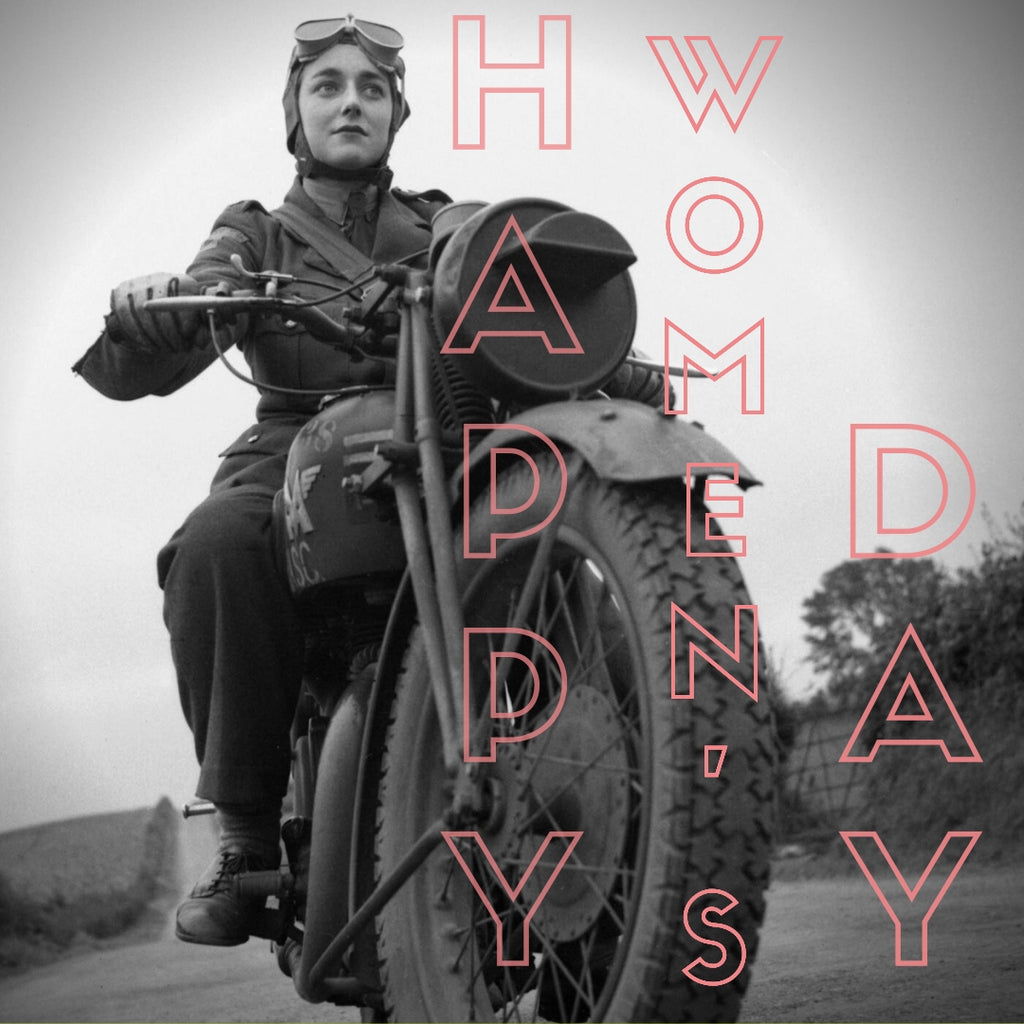 Happy Women's Day to Bikers Women who ride and Bikerchicks trip Machine company