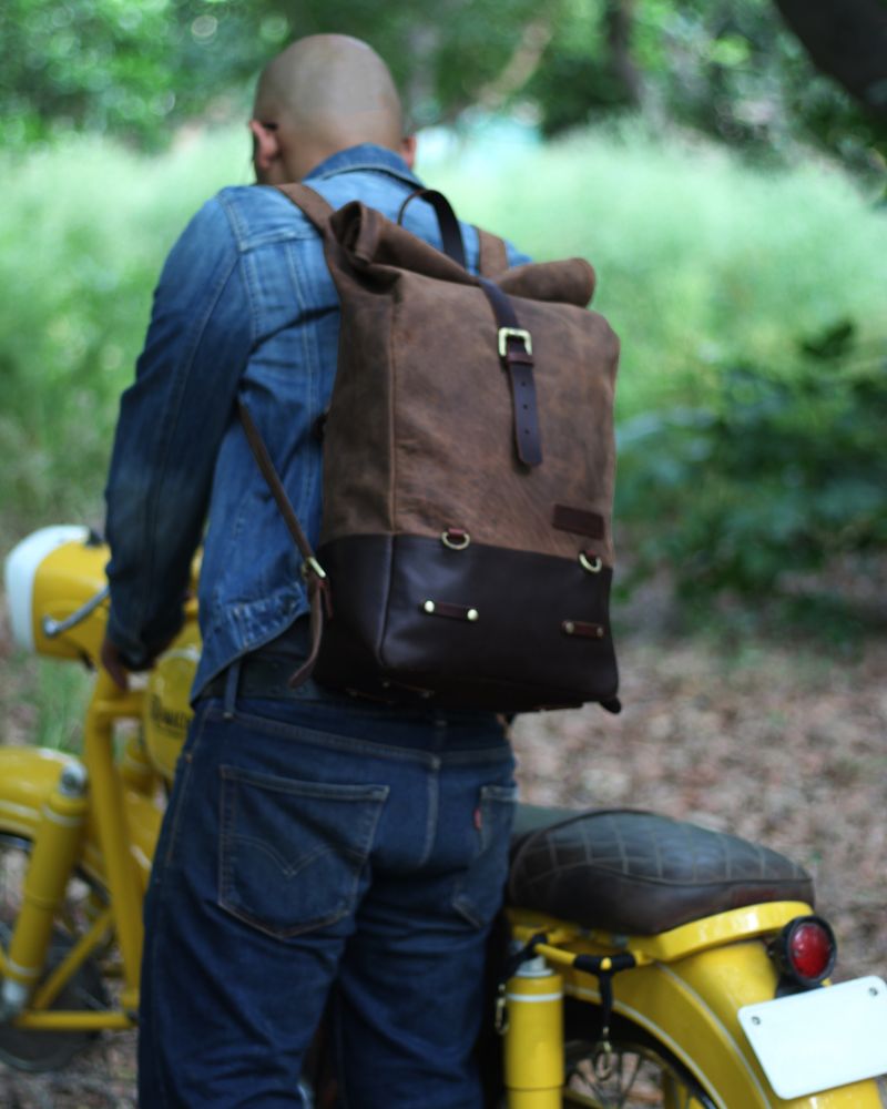 Backpack Pannier - Classic Roll Top – Trip Machine Company