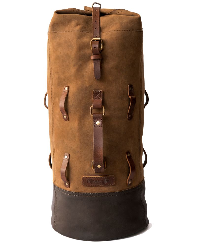 Handmade Leather Duffle Bag, Military/Army Duffle Bag